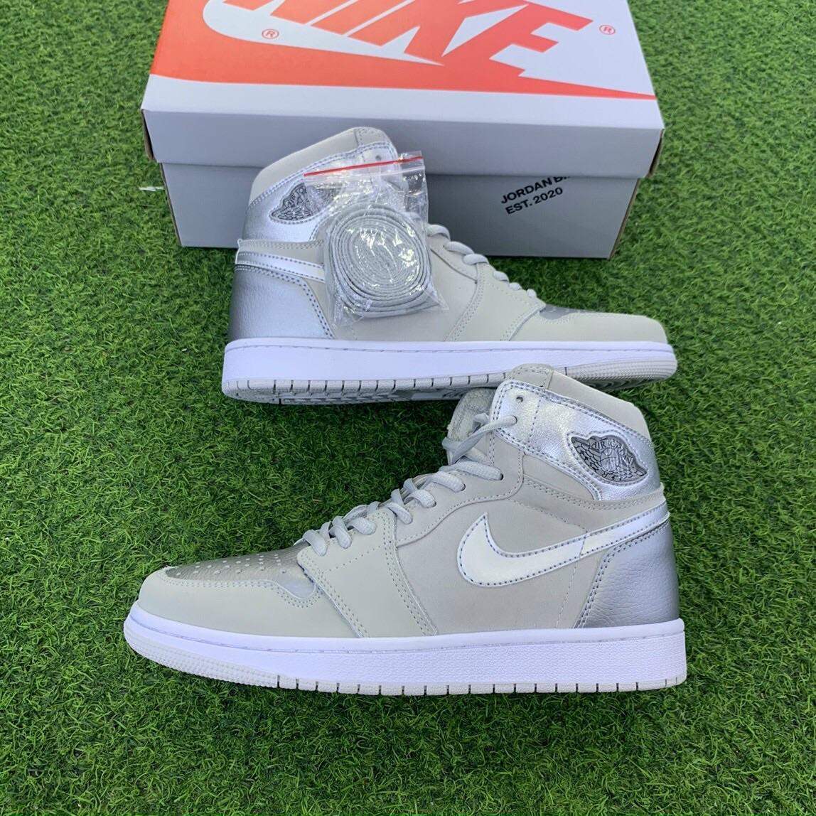 Giày Jordan 1 - Retro Japan - hight Xám Bạc