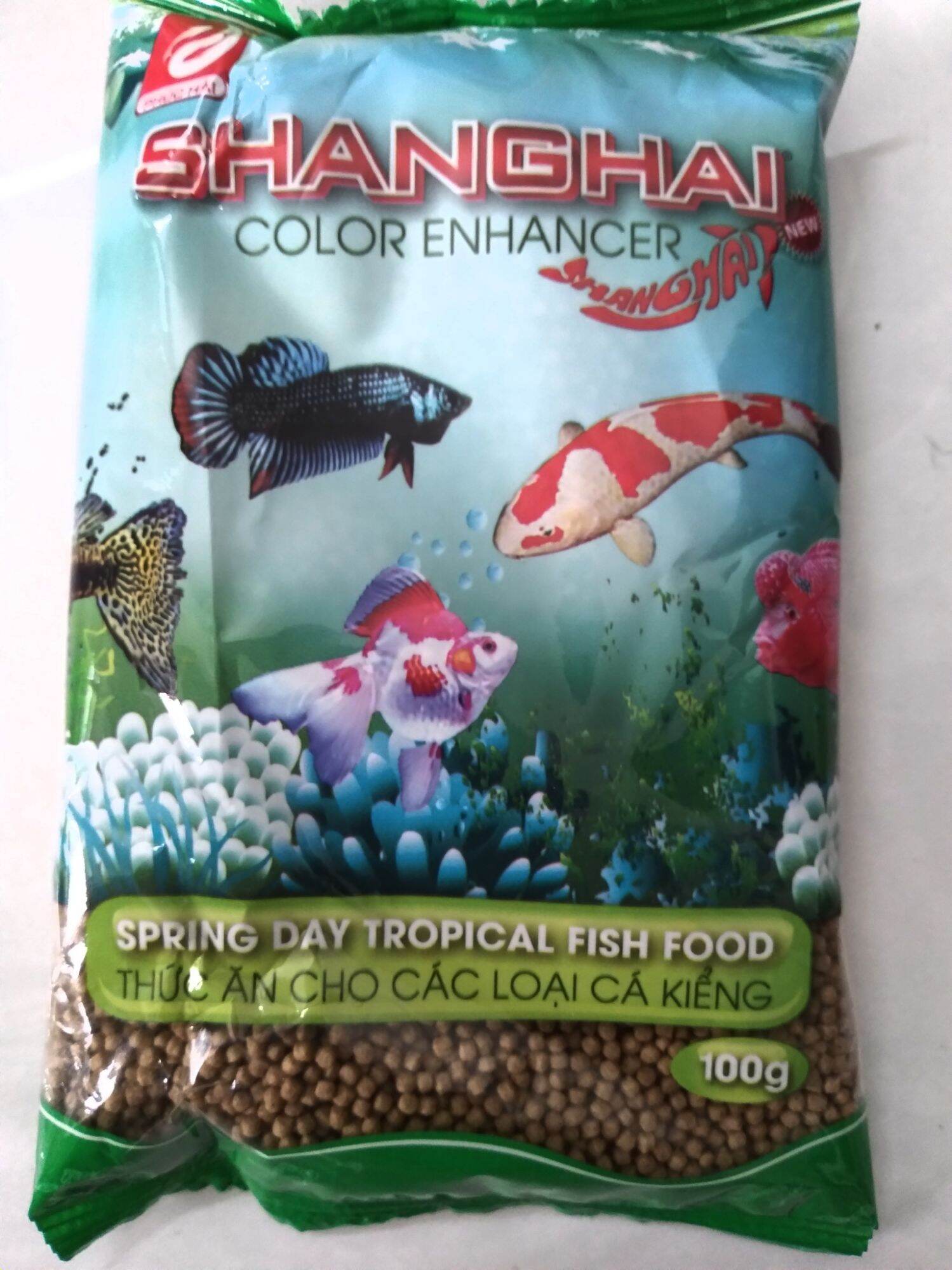 Thức ăn cho các loại cá kiểng Shanghai  ( loại hạt)(100g)