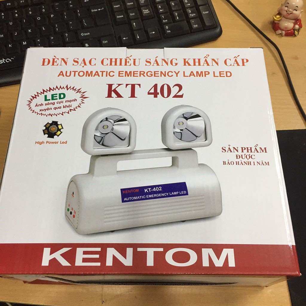 ĐÈN SẠC KHẨN CẤP KENTOM - KT402