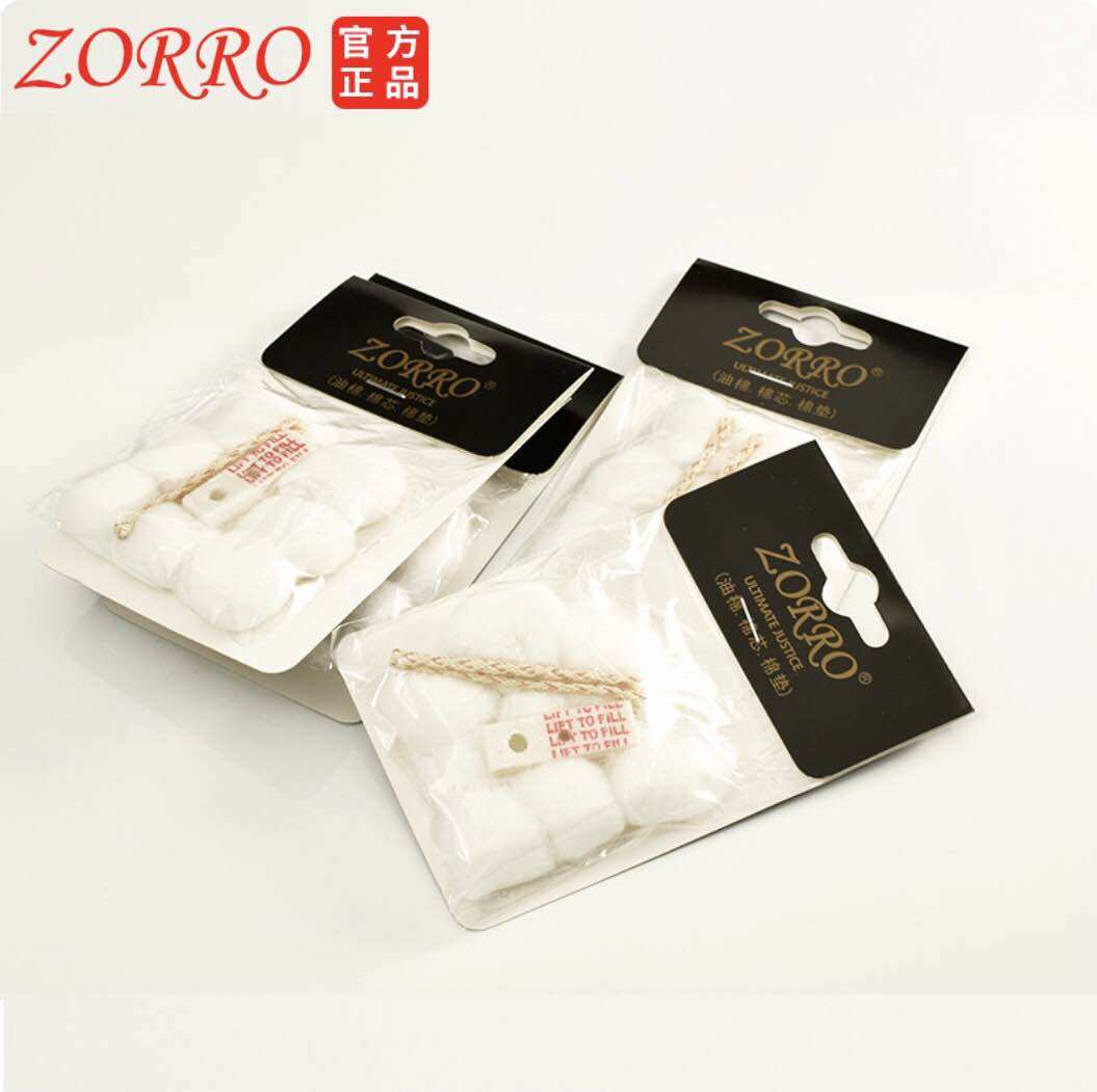 [Loại Tốt] SET Bông Gòn Zorro Thay Cho Bật Lửa Zippo, Zorro và các bật lửa dùng bấc khác