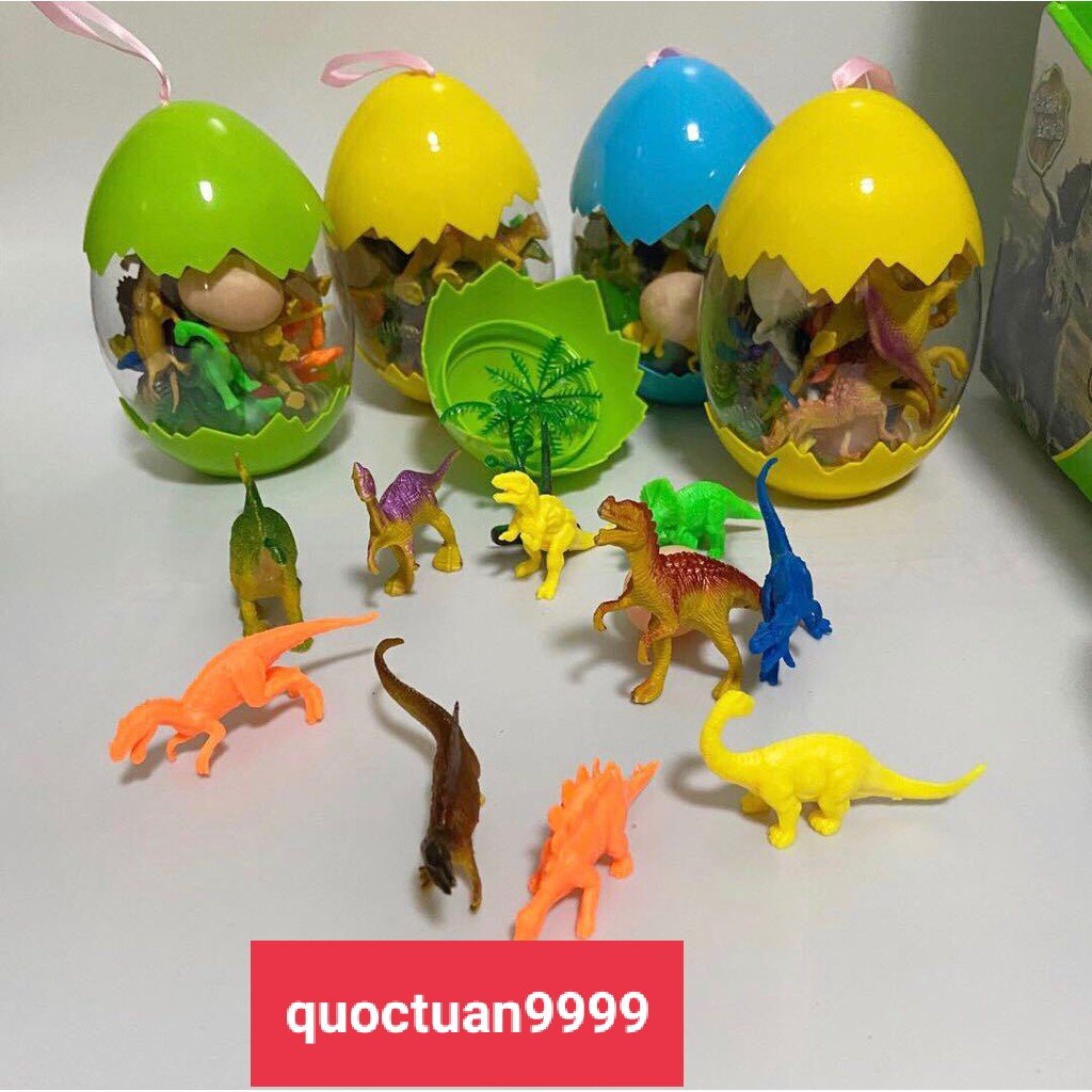 Đồ chơi mô hình trứng khủng long nhựa cho bé