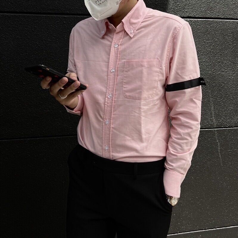 Áo sơ mi PHNT cao cấp hồng