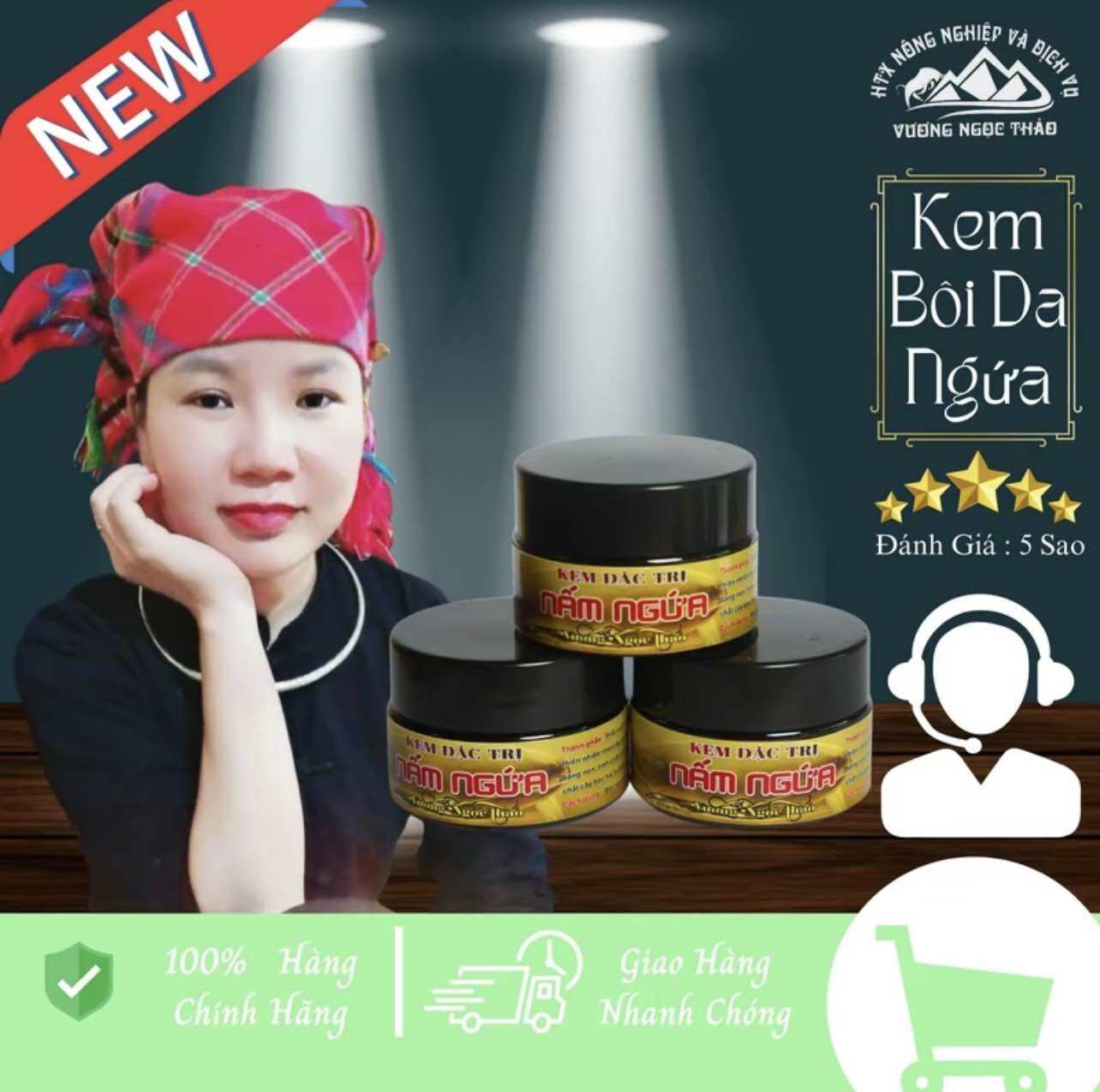 kem bôi NấmNgứa,LangBen,HắcLào ngứa - Vương Ngọc Thảo FREESHIP