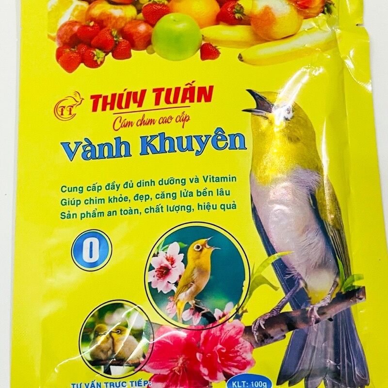Cám chim vành khuyên thúy Tuấn số 0 cao cấp 200gr
