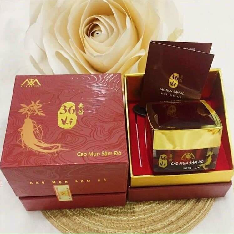 Cao Mụn Sâm Đỏ 36vị Chính Hãng 15g
