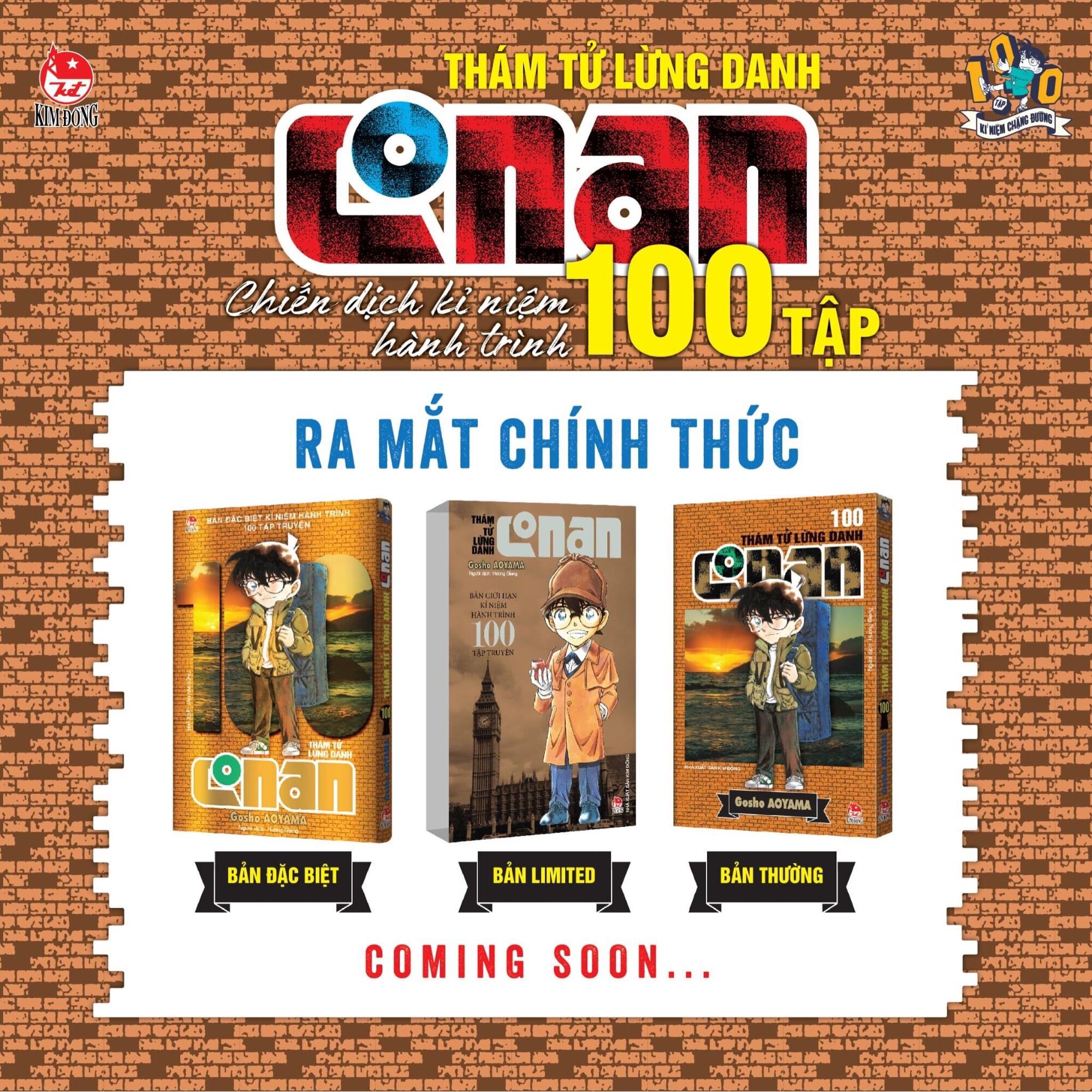 Conan - tập 100 - Các phiên bản