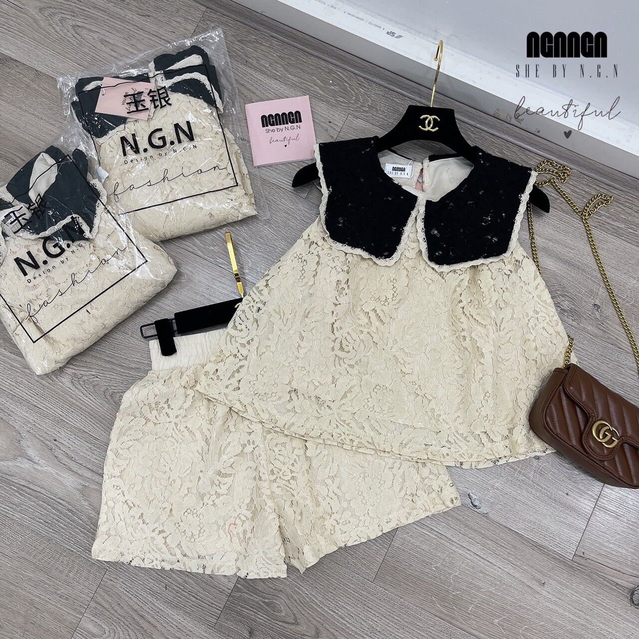 SÉT BỘ ĐÙI REN SẴN HÀNG TL43
