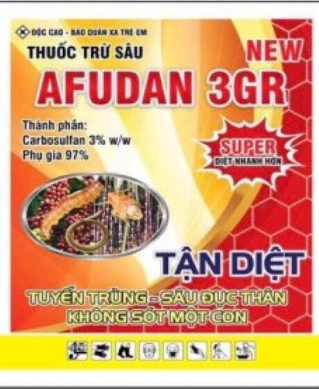 THUỐC TRỪ SÂU AFUDAN 3GR gói 1 Kg