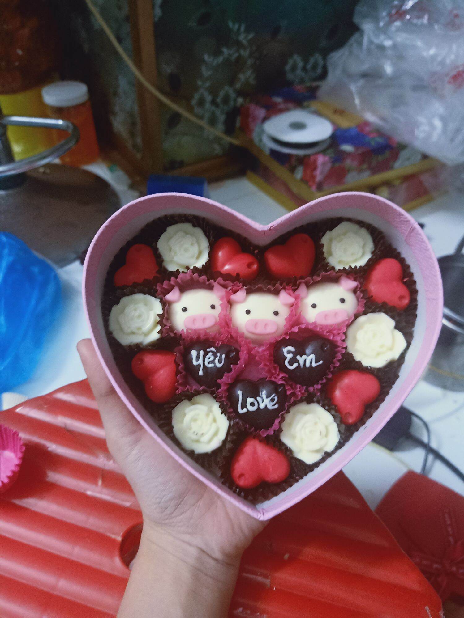 19 viên Socola theo yêu cầu ( kèm thiệp)