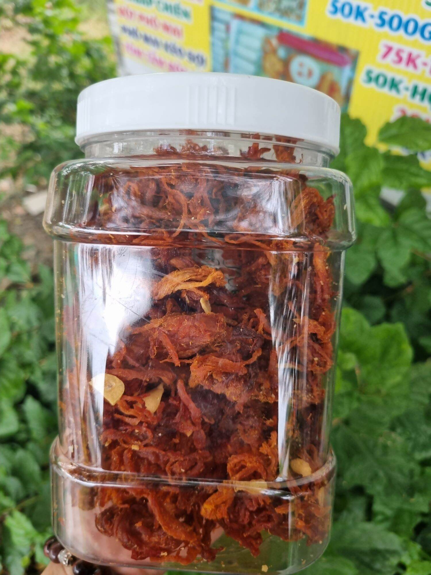 1kg Khô heo cháy tỏi nhà làm . Bao ngon