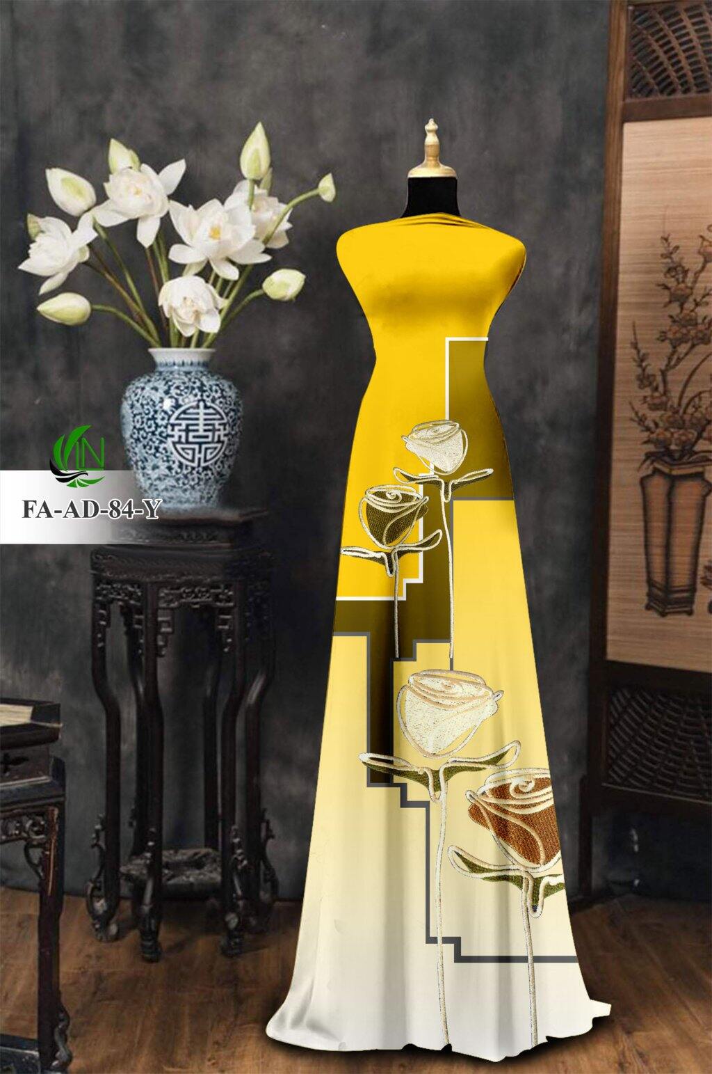 Vải Áo Dài 3D