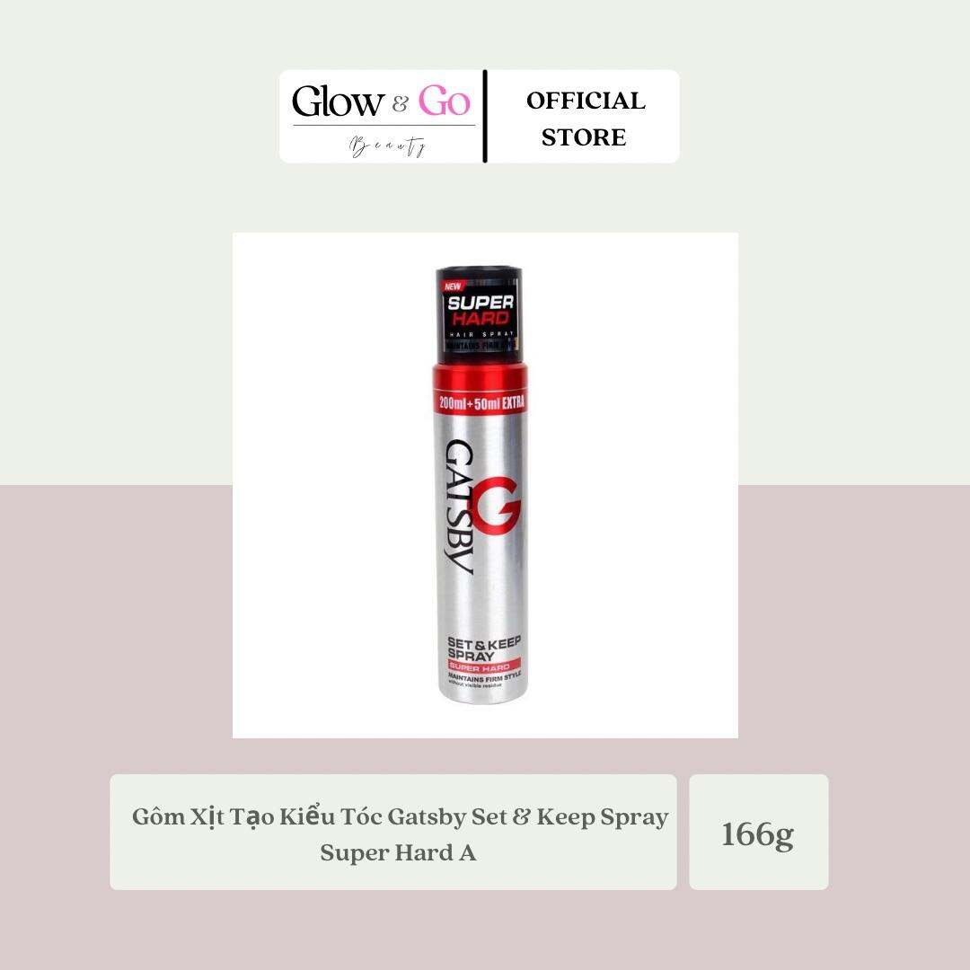 Gôm Xịt Tạo Kiểu Tóc Gatsby Set Keep Spray Super Hard A 166g (Product From Indonesia)