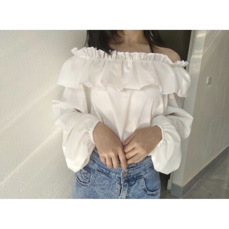 ÁO TRỄ VAI PHỒNG XINH ĐẸP M14
