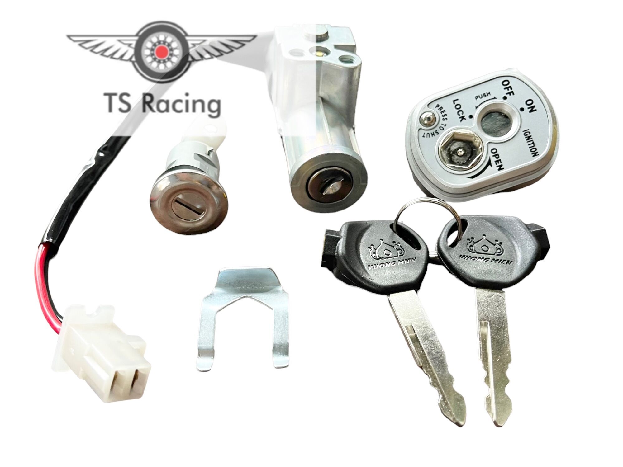 Bộ ổ khoá trước sau honda click 110