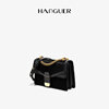Hanguer & ck túi nhỏ nhung cảm giác cao cấp túi đeo chéo dây xích thú cưng - ảnh sản phẩm 1