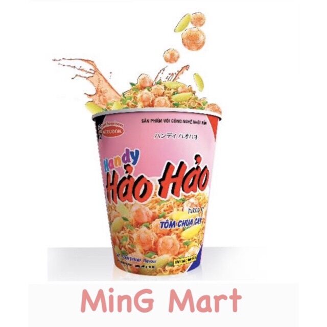 mì ly HảO hảO tôm chua cay