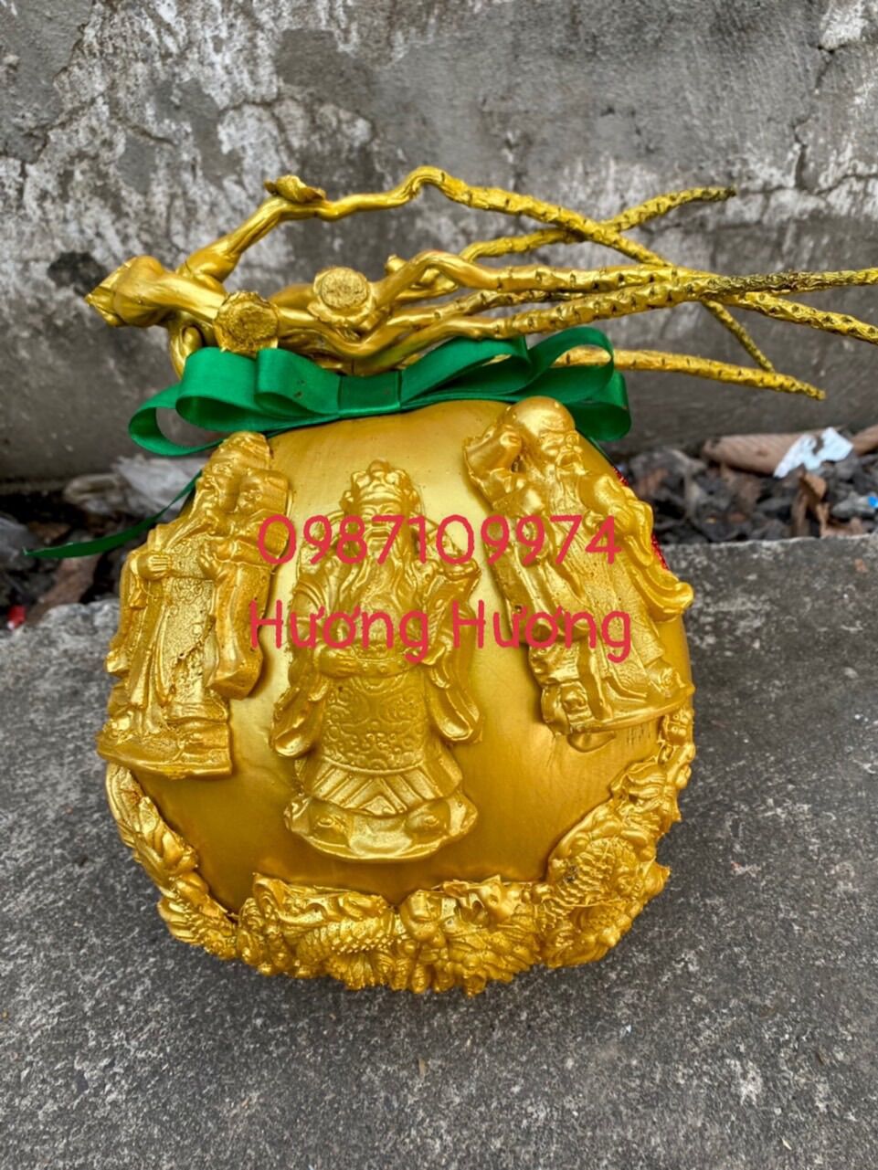 Dừa tết trang trí theo yêu cầu