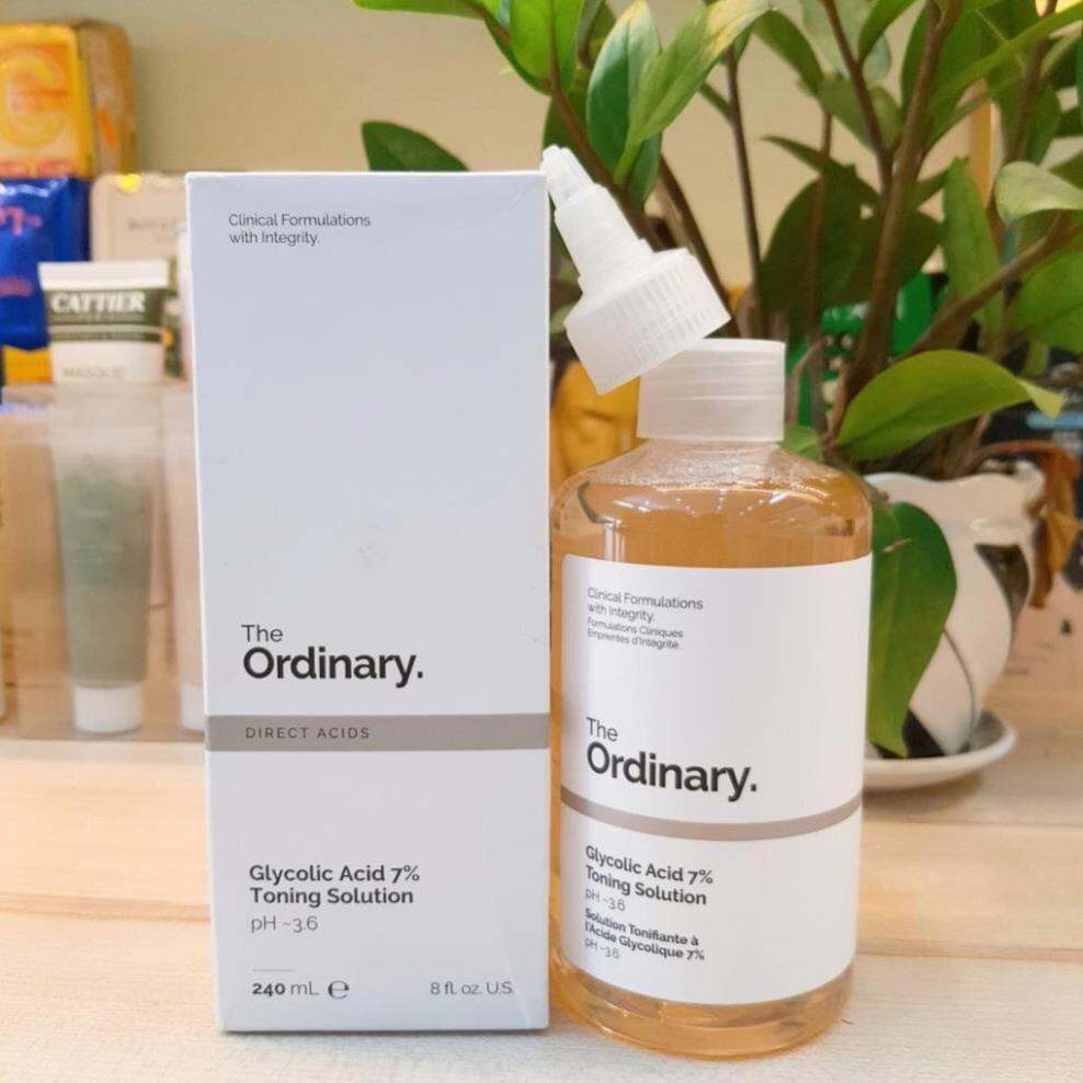 Nước Hoa Hồng Tẩy Da Chết Aha The Ordinary Glycolic Acid 7 Toning