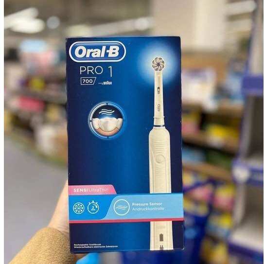Bàn Chải Điện Oral B Pro 3 3000s / Pro 1 700s HÀNG PHÁP