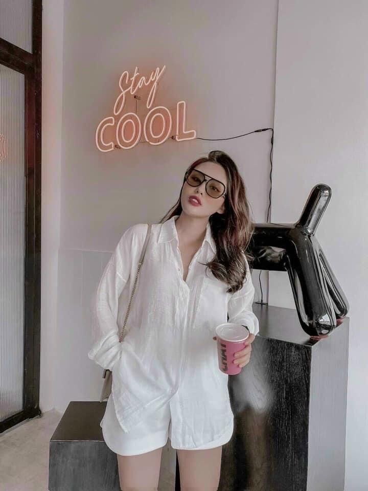 Áo Sơ Mi Đũi Nữ Oversize Siêu Xinh hàng đẹp