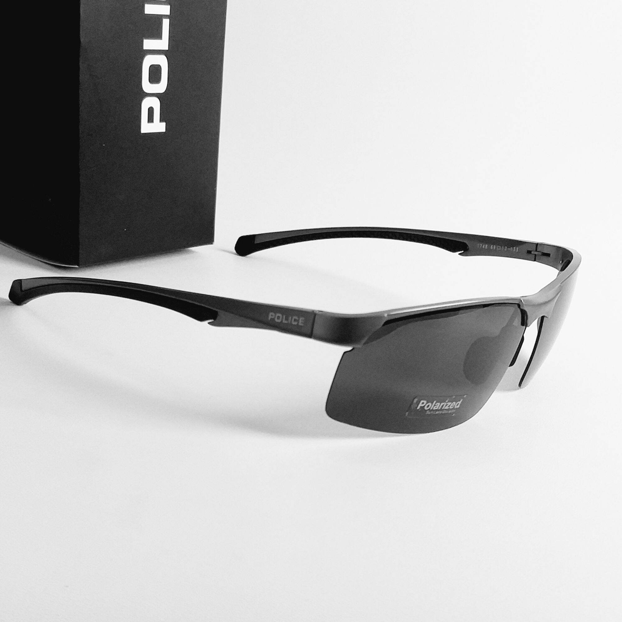 Mắt kính nam Poli Pm748 Tròng kính Polarized chống Uv100% - Khung hợp kim Magie ( Nhôm )