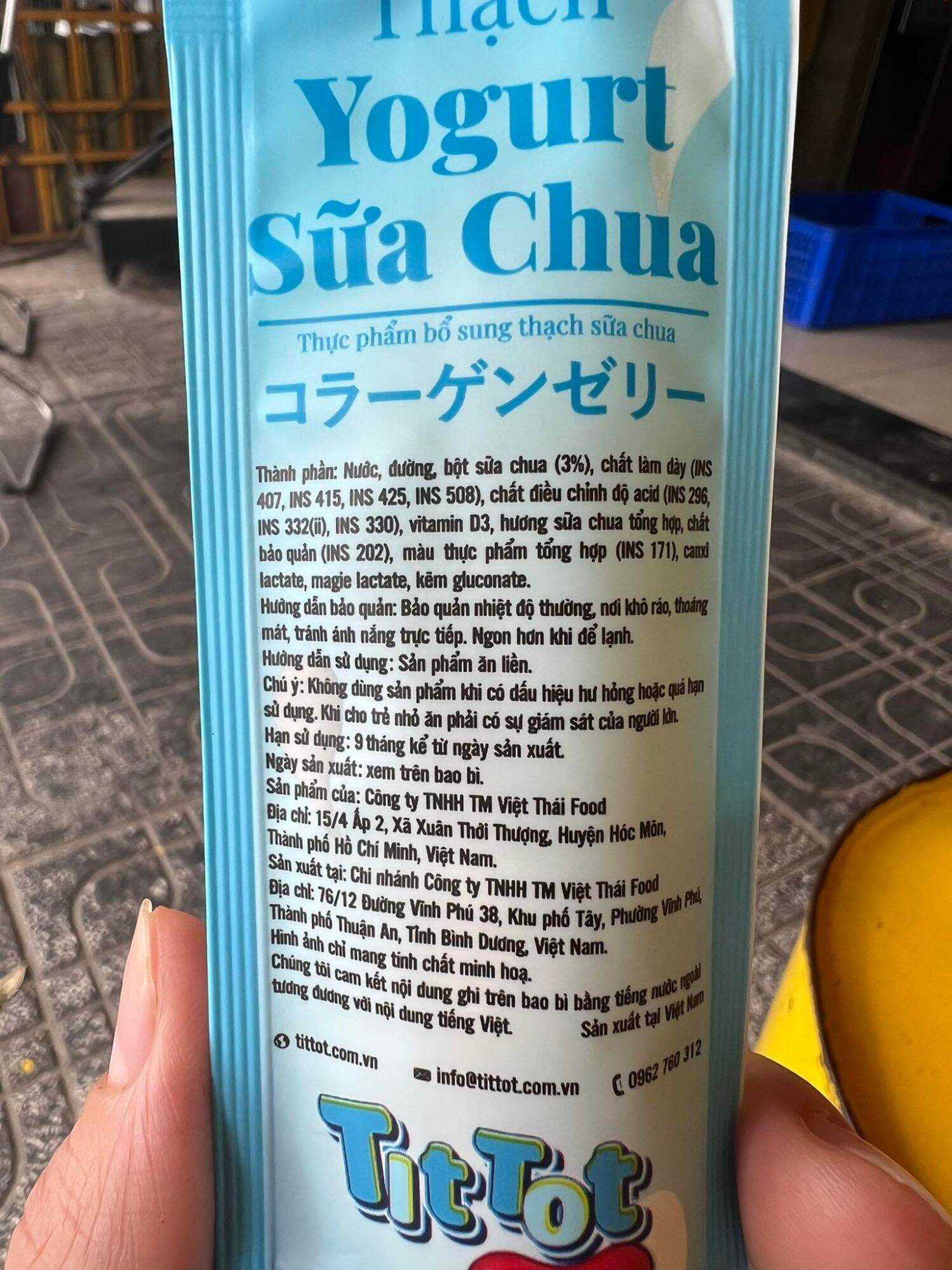 Thạch sữa chua TIttot mix 5 vị