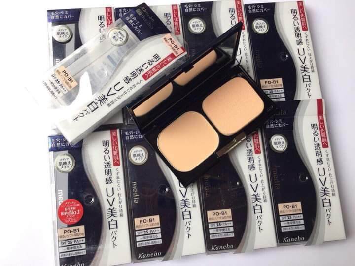 Phấn phủ media Kanebo nội địa Nhật SPF 25 - PA ++ (có lõi phấn và vỏ hộp phấn rời)