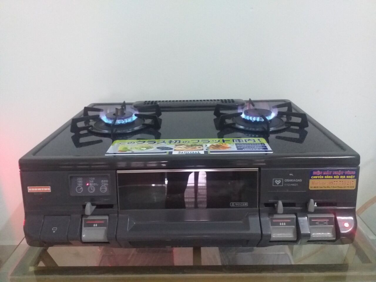[HCM]BẾP GAS CHỐNG CHÁY NỒI OSAKA NHIỀU CHỨC NĂNG NẤU SIÊU TIẾT KIỆM GAS NỘI ĐỊA NHẬT BẢN
