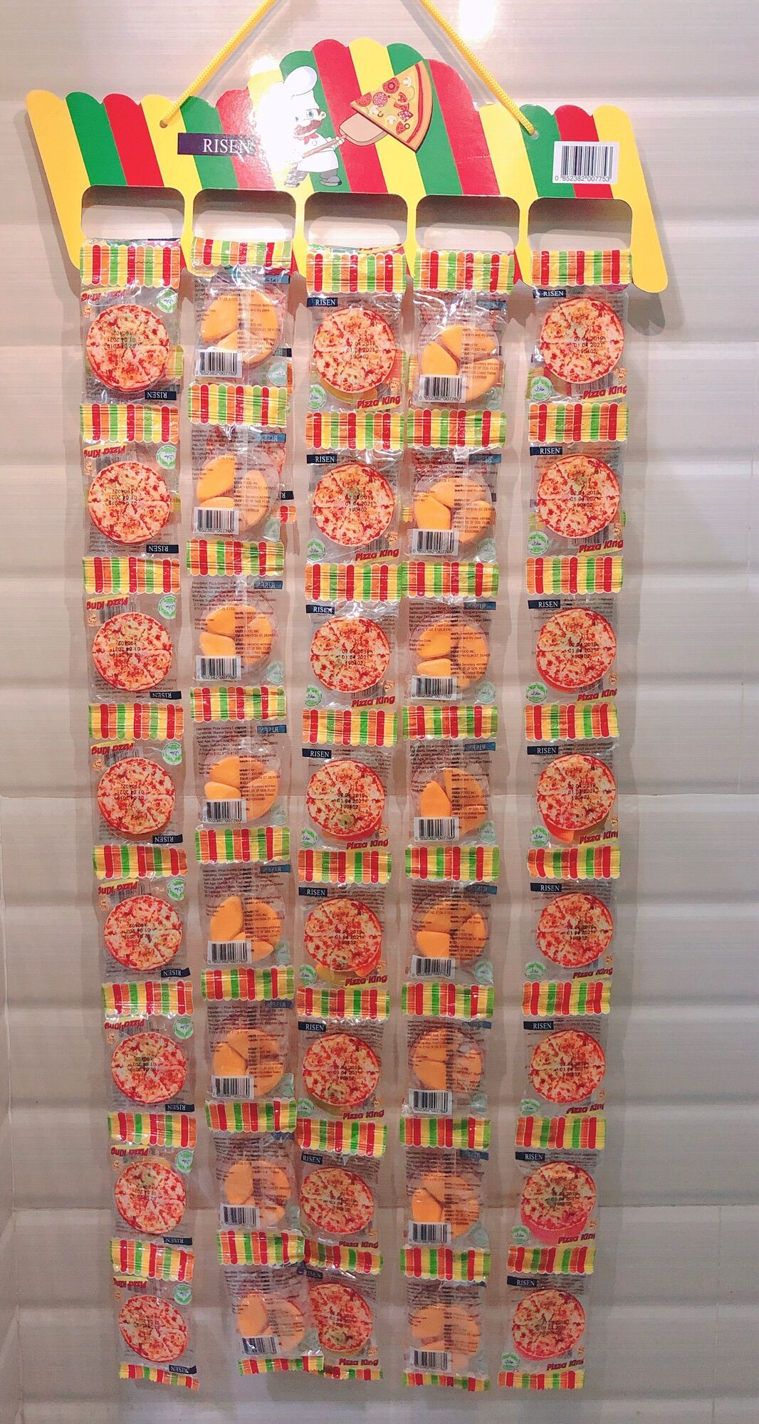 Kẹo dẻo risen pizza (50 gói)