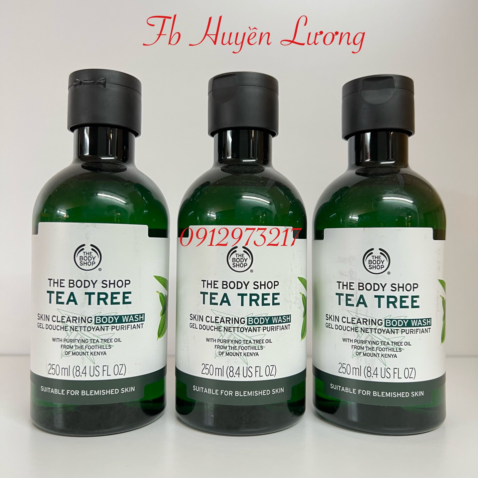 Gel tắm the body shop tea tree 250ml