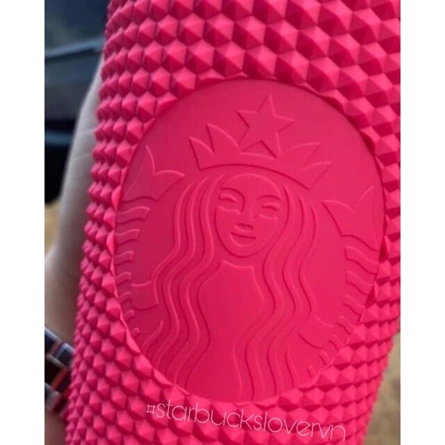 Ly STARBUCKS PINK RUBY BLING STUDDED