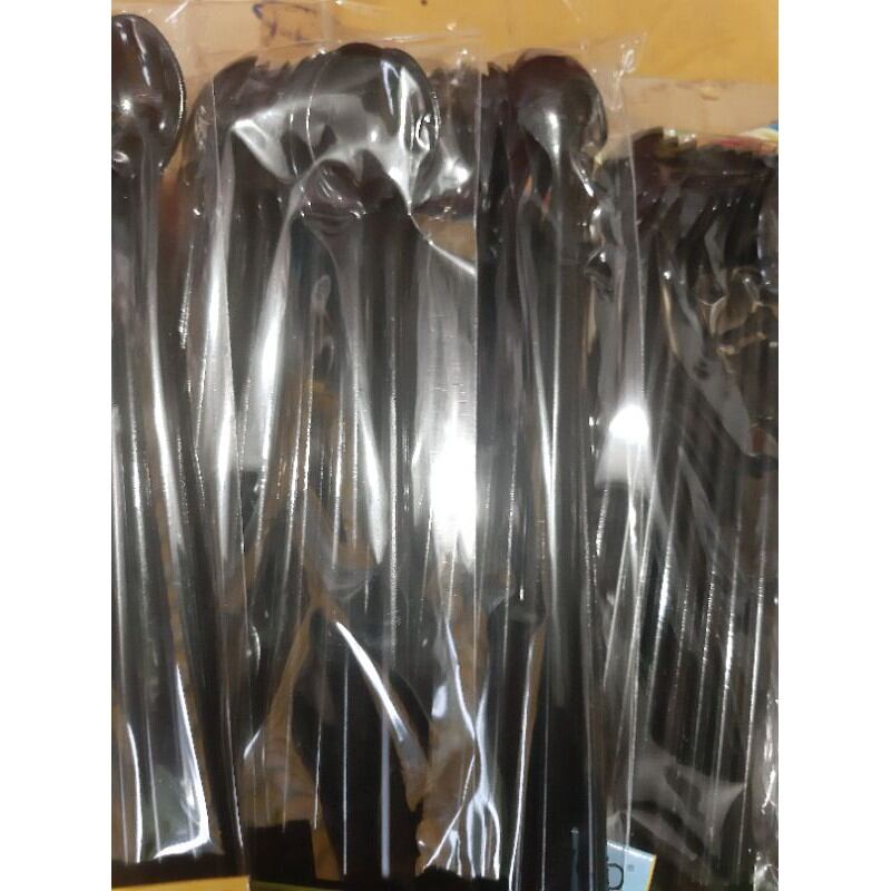 Lốc 10 cái muỗng cafe đen dài 20 cm
