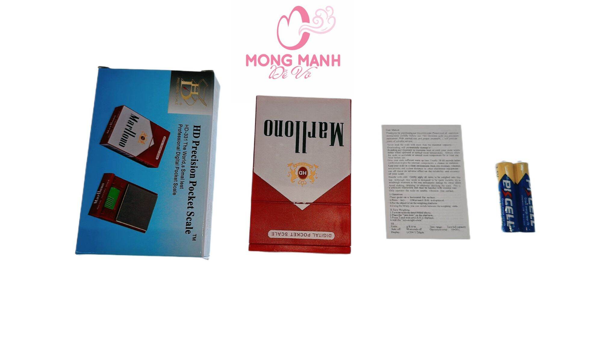 Cân Tiểu Ly Điện Tử Mini 600g 0.01 Nhỏ Gọn Kiểu Dáng Marllono Nắp Trượt Độ Chính Xác Cao