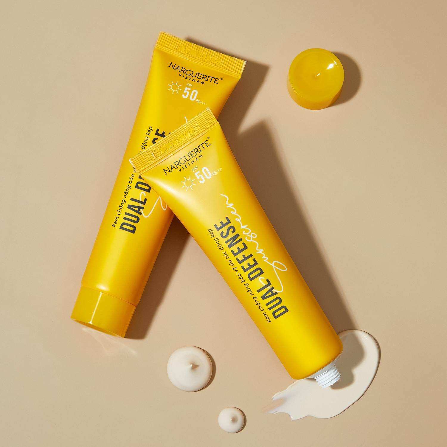 Kem Chống Nắng Nâng Tông Dual Defense Narguerite SPF 50PA+++ 30ml