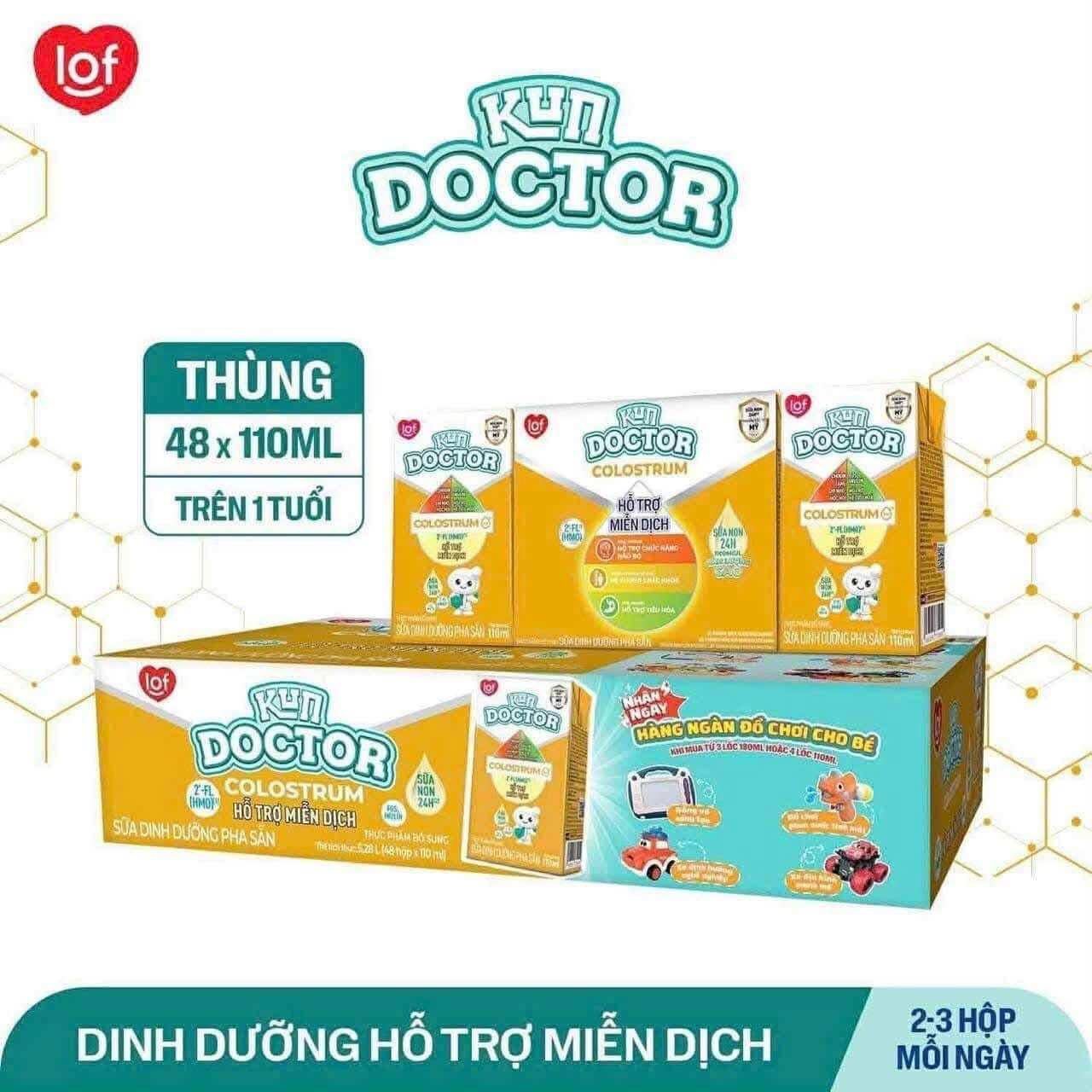 Box of 48 Boxes of Kun Doctor Milk 110ml