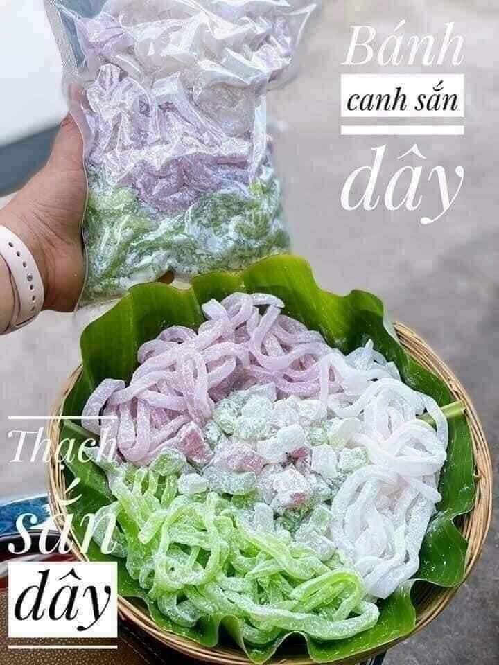 Bột sắn dây dạng sợi bịch 500 gram, nấu chè, trà sữa