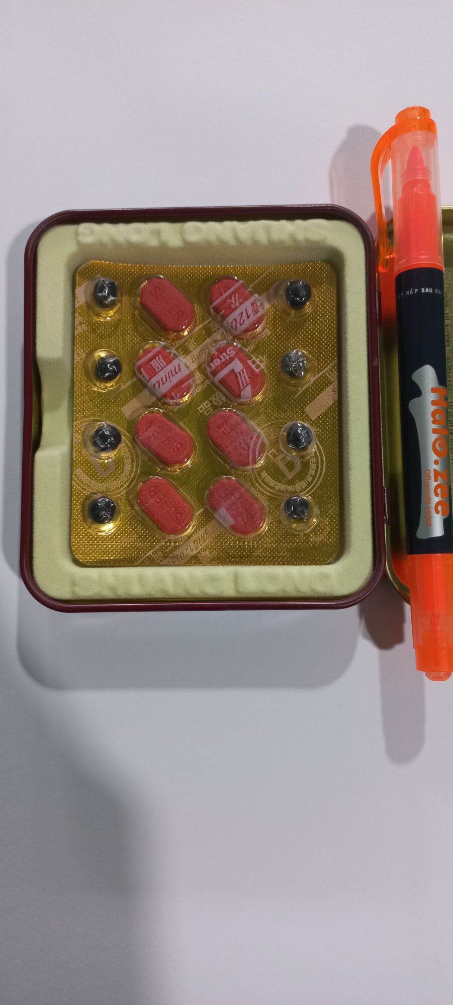 Bút dạ Thiên Long 8 viên cam Tạng Bát Bảo