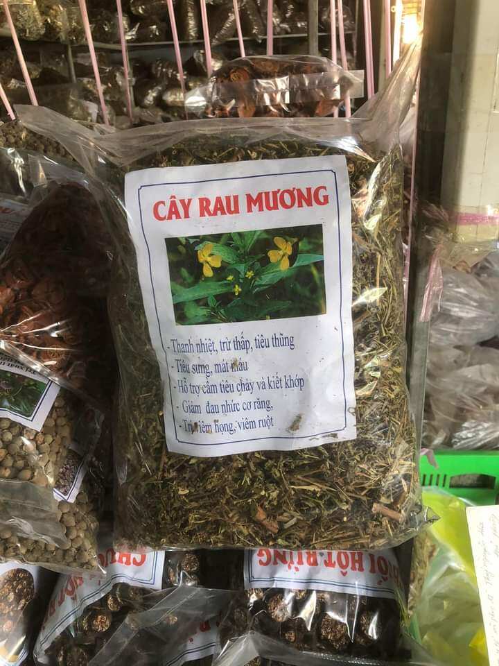 1kg cây rau mương khô chuẩn xịn