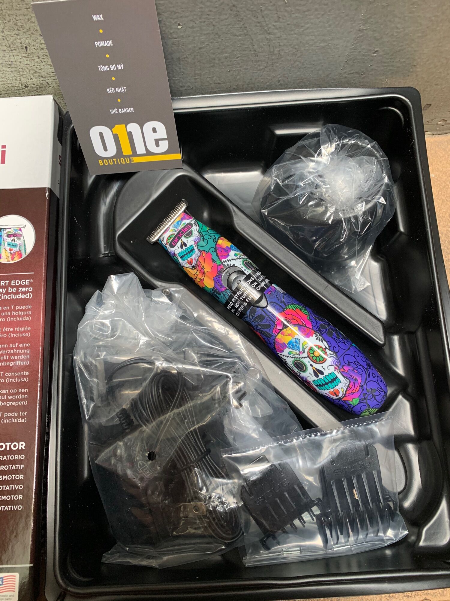 Tông đơ cắt tóc trấn viền Andis Slimline Pro Li - phiên bản Sugar Skull 2020