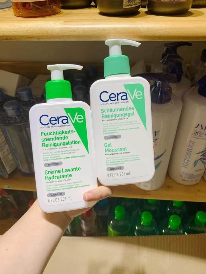 Sữa rửa mặt cerave chai 236ml.Shop_Hân_Chi