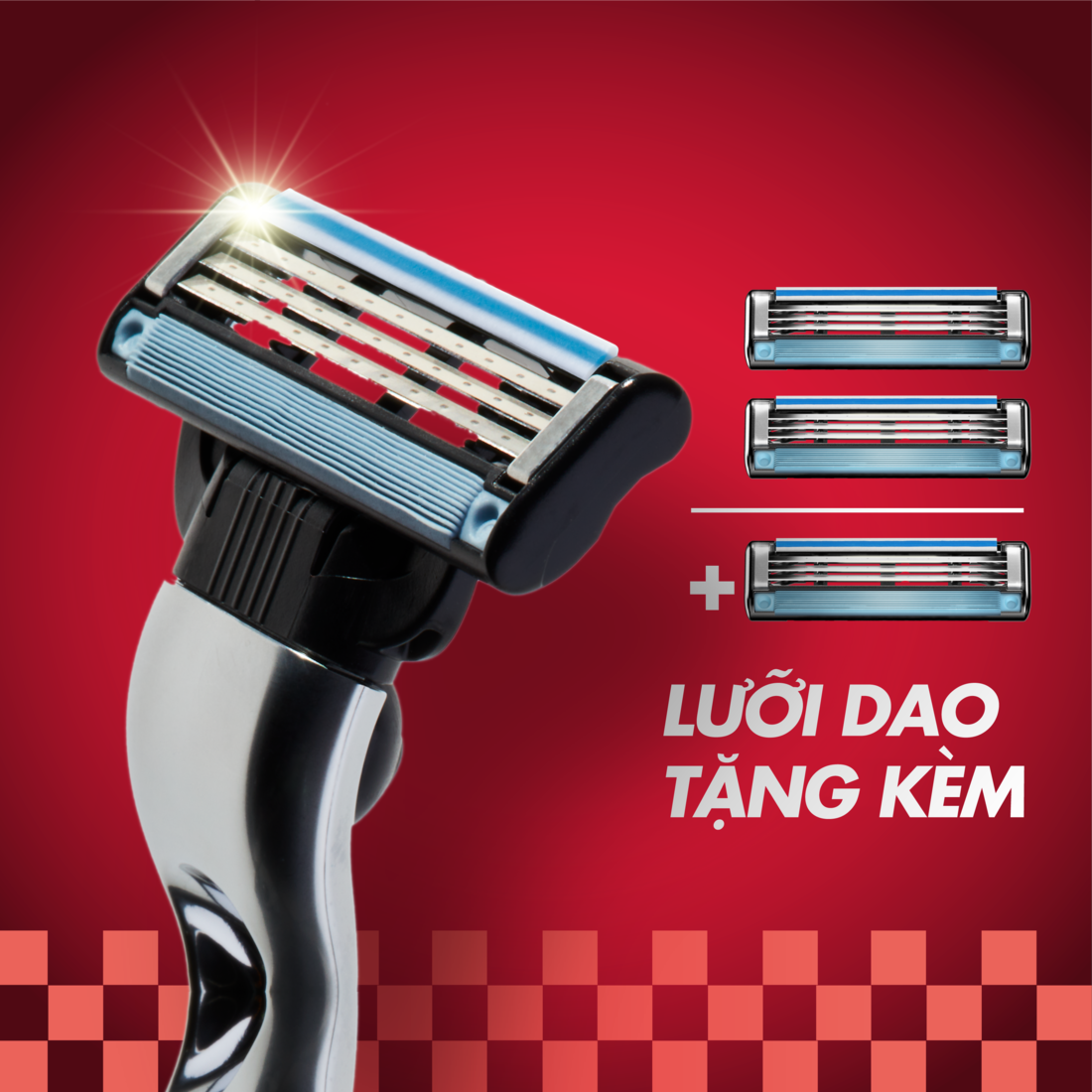 Bộ Dao Cạo Nam GILLETTE Mach3 Fresh