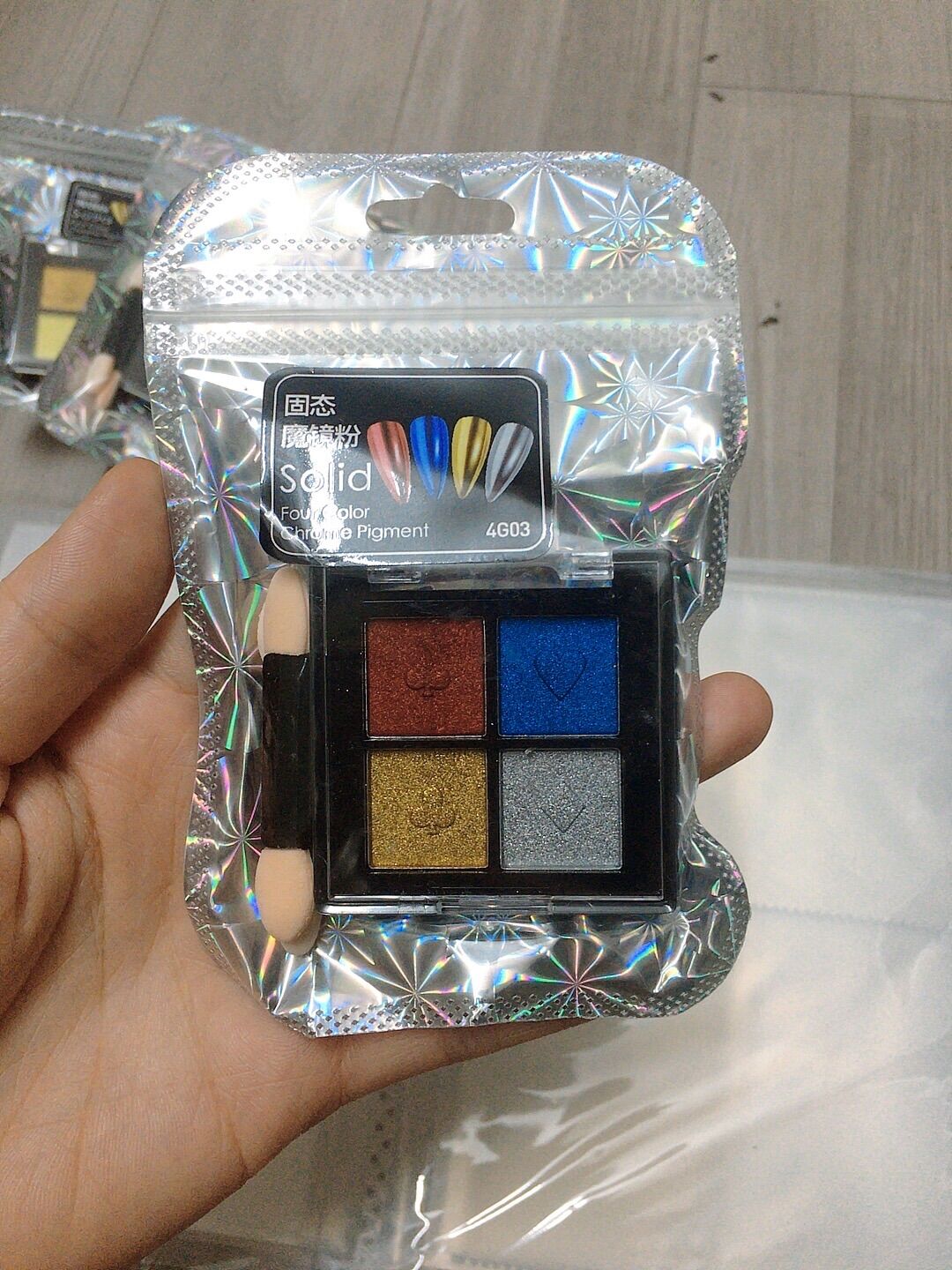 Set nhũ mini trang trí móng