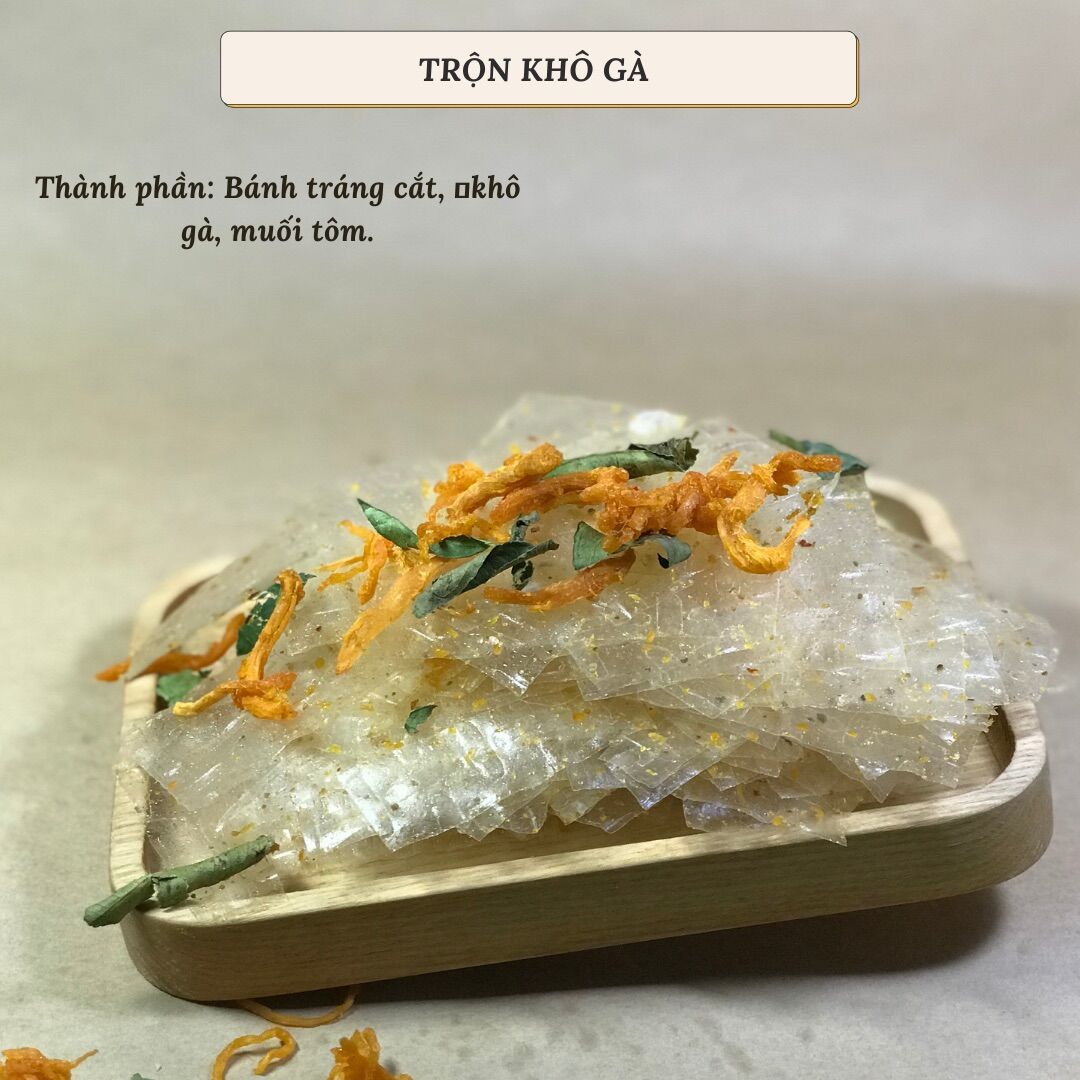 Bánh Tráng ORIO Trộn Sẵn Khô Gà