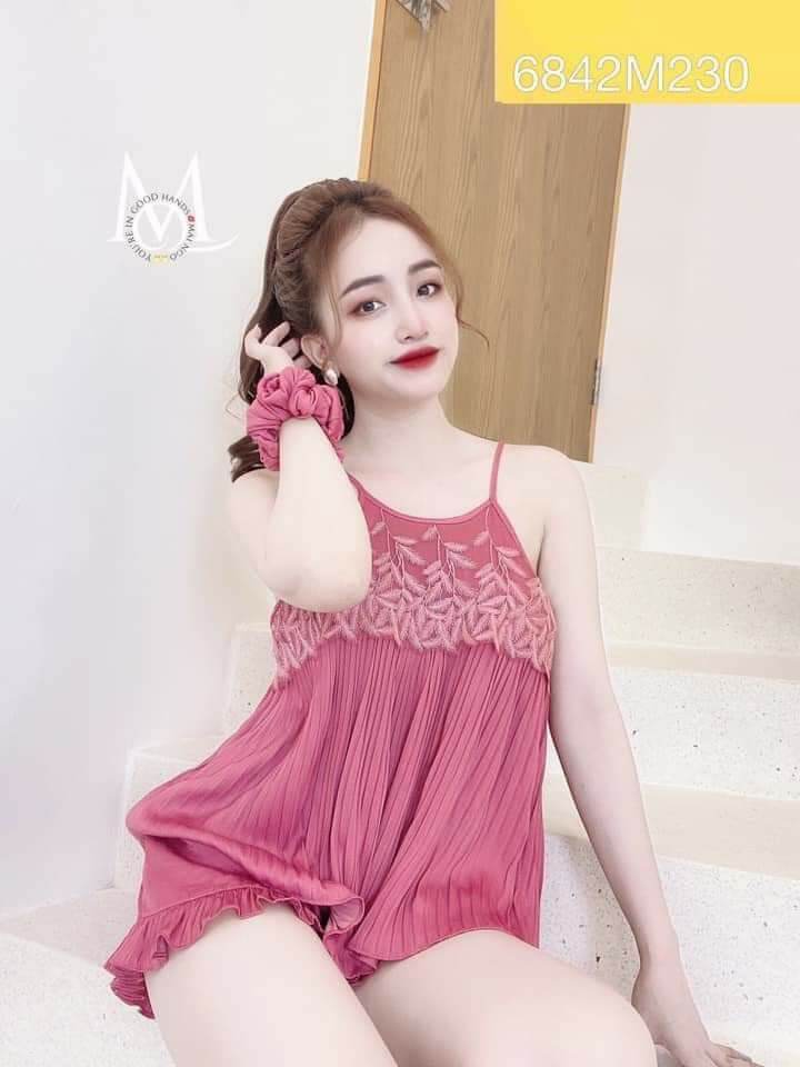 Bộ đùi dập li cổ yếm form dưới 58kg