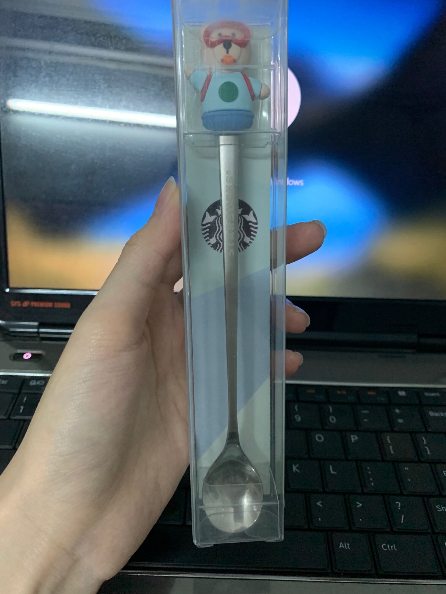 MUỖNG STARBUCKS GẤU MINI