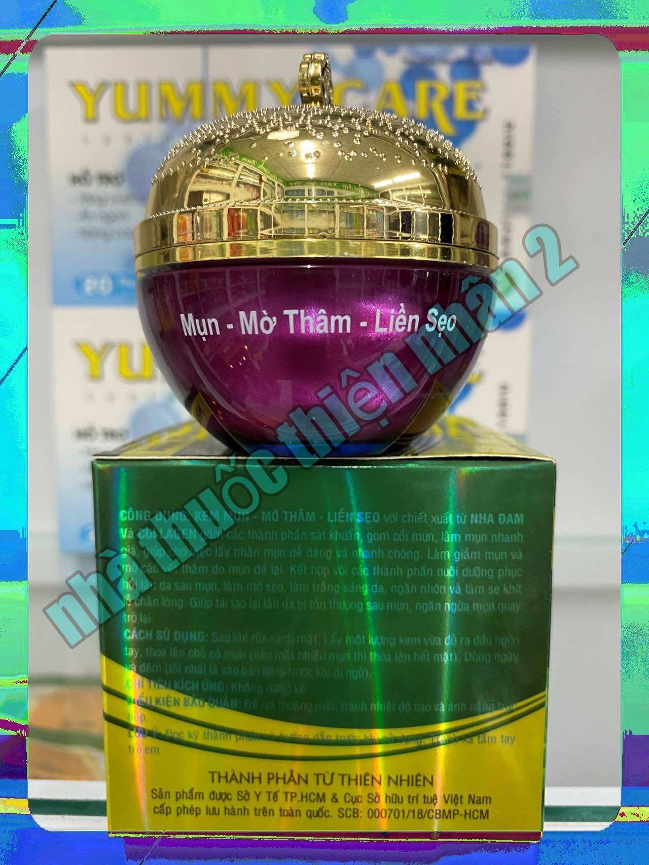 kem mụn thâm, mờ sẹo ,nha đam Collagen pt bert ( hộp15g, 20g, 30g)