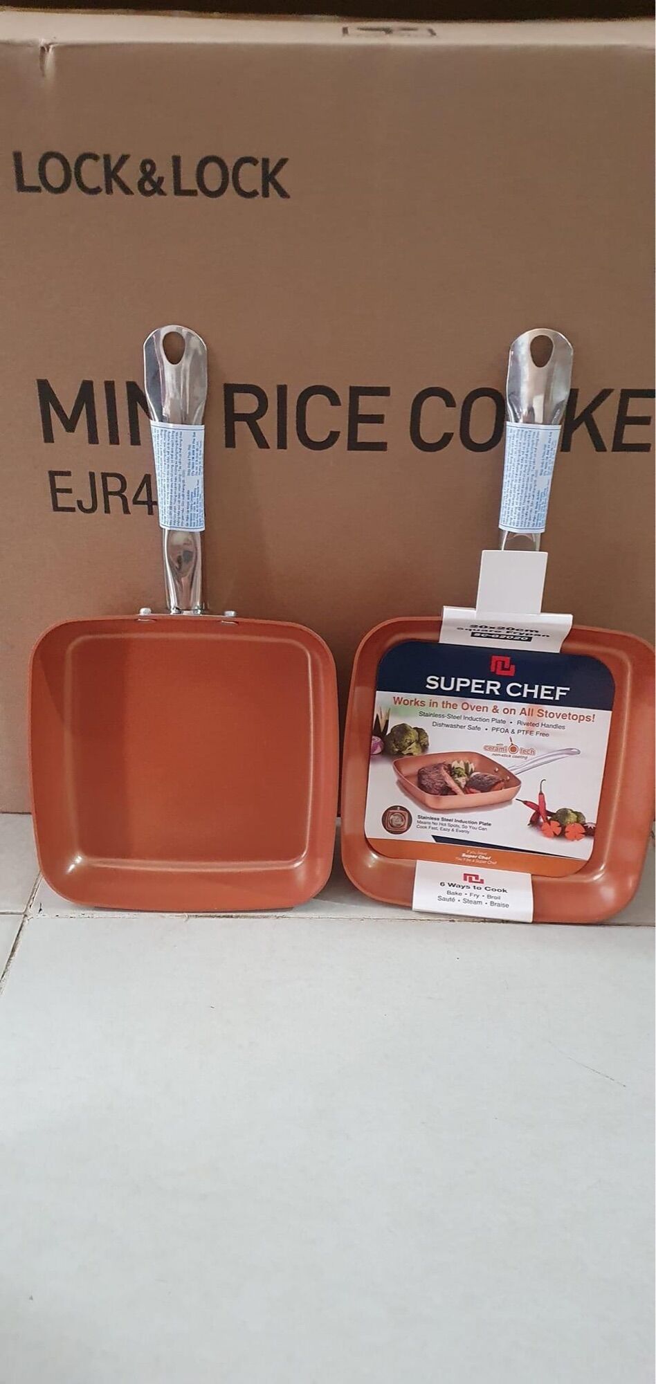 👍💁 CHẢO VUÔNG SUPER CHEF size 20cm 👍