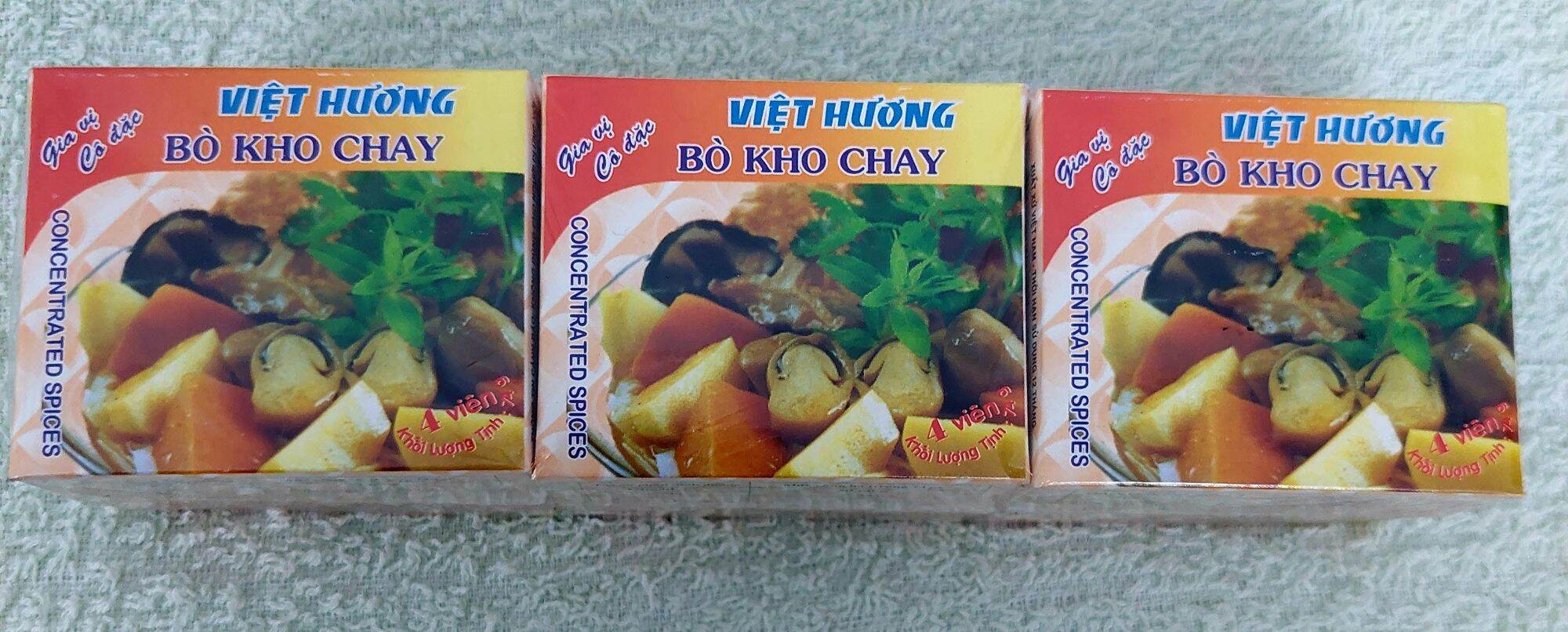 Gia vị bò kho chay việt hương 74 gam 6 hộp