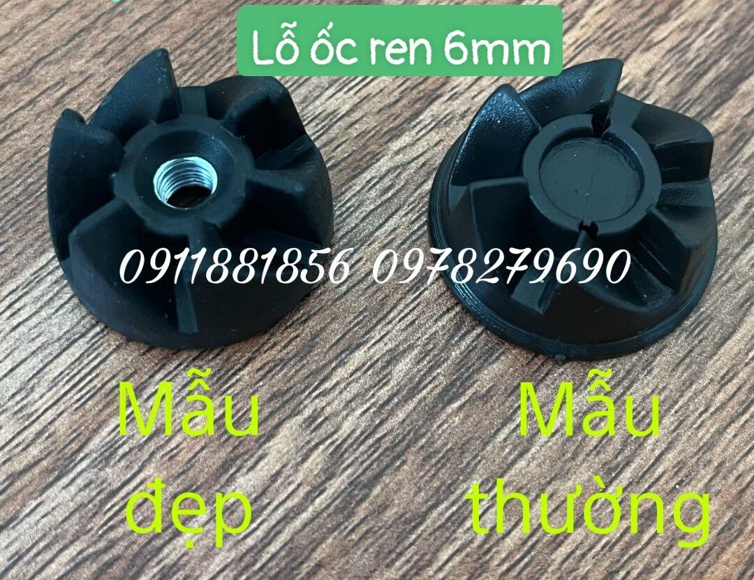 Phụ kiện thay thế - Bánh răng máy xay Panasonic, Tiger... (ren 6mm)