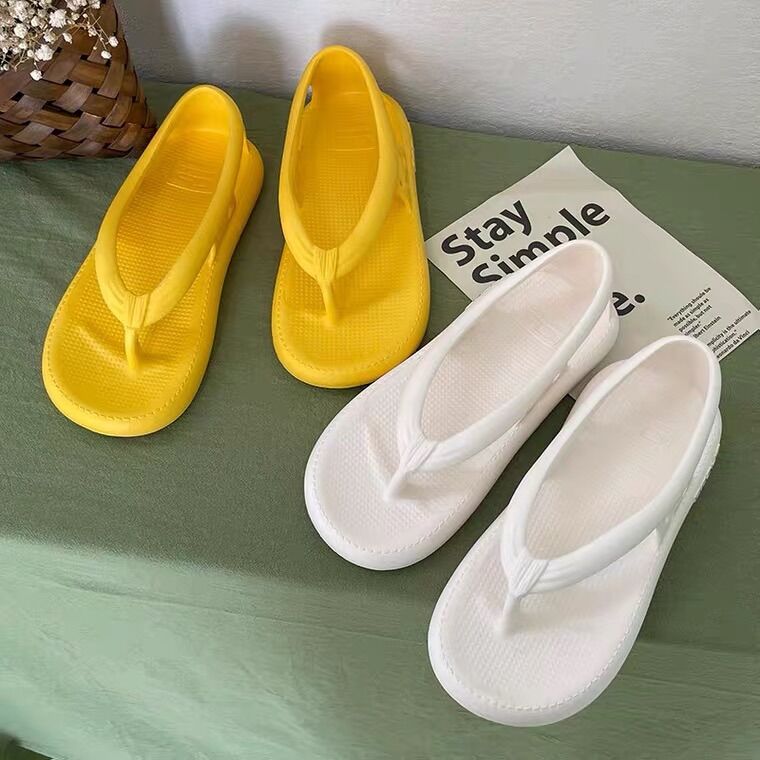 Dép sandal quai kẹp siêu nhẹ eva đi mưa - sữa boutique